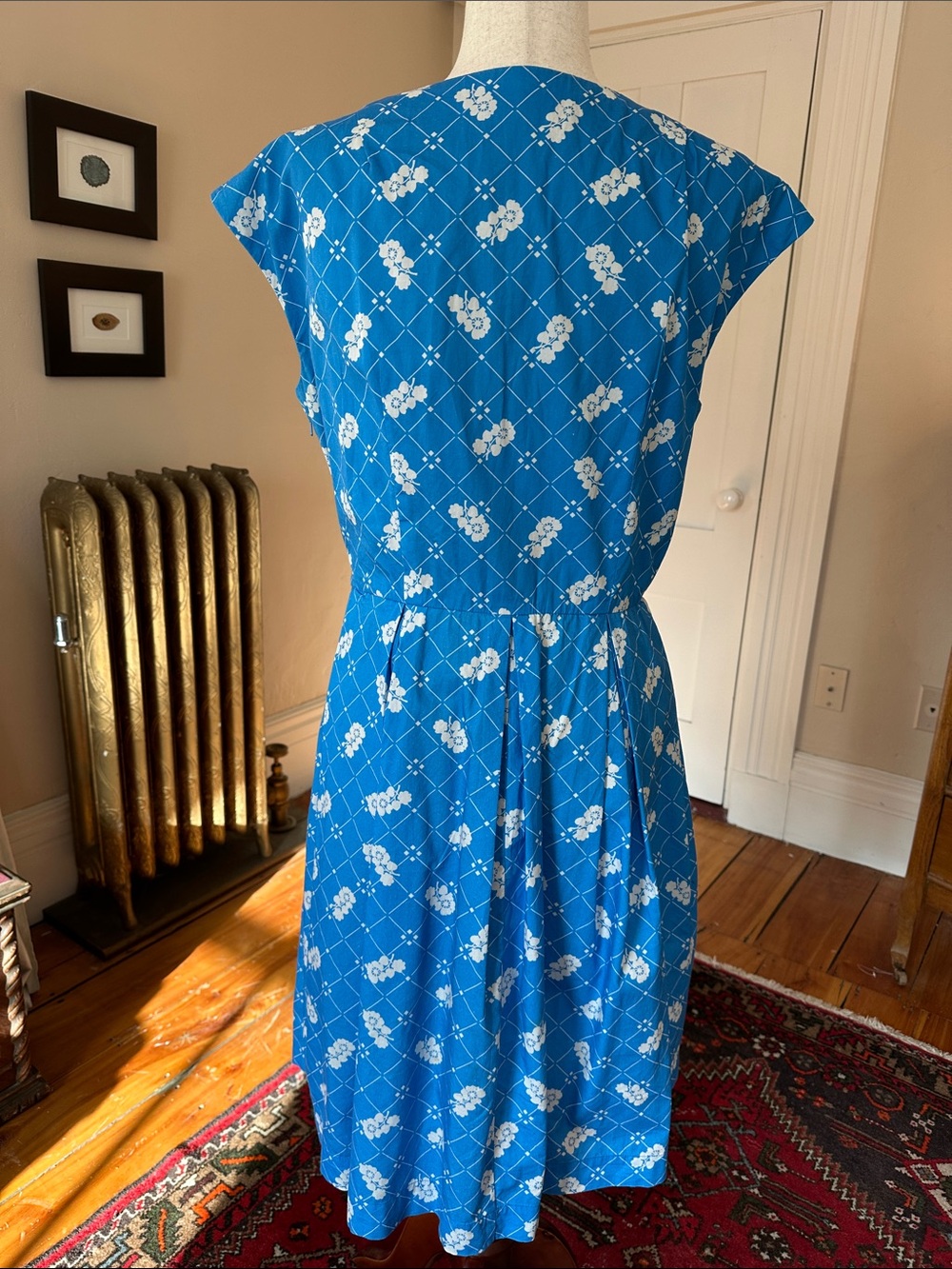 Emily and Fin RARE Blue Rockabilly Dress - Picture 8 of 10